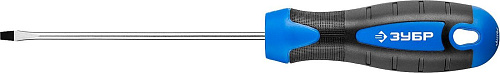  Отвертка SL3 x 100 мм Cr-Mo сталь, 2к рукоятка, магнитный наконечник, ЗУБР "ПРОФЕССИОНАЛ 