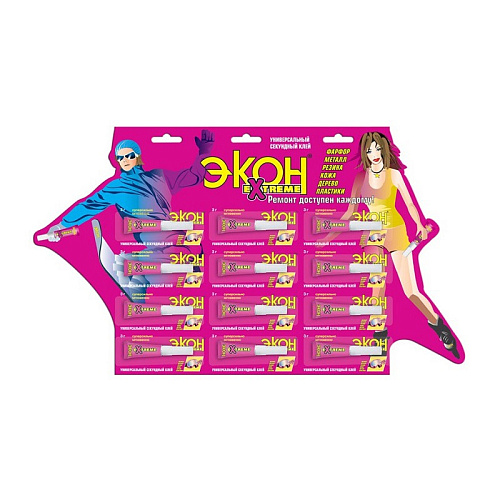  Клей-гель секундный Экон Экстрим (3 г) 