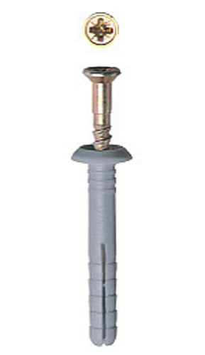  Дюбель-гвоздь полипропиленовый, грибовидный бортик, 6 x 40 мм, 100 шт ЗУБР "МАСТЕР" 