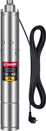  Скважинный насос винтовой ЗУБР, 70 м напор 
