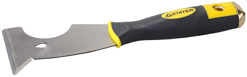  Шпатель STAYER "PROFESSIONAL" нержавеющее профилированное полотно, 2к ручка, 40 мм 