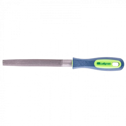  Напильник, 150 мм, полукруглый, двухкомпонентная рукоятка, №2// Сибртех 
