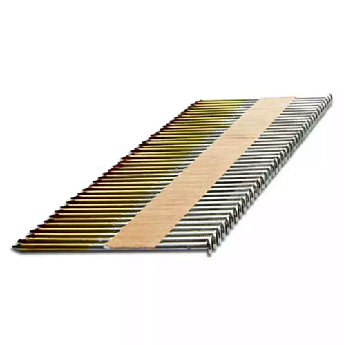  Реечные гвозди по дереву на бумажной кассете RUS тип D34 3,05х90 RIEG (гальв. кольц. накат., 2000 шт 