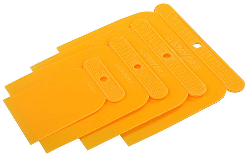  Набор шпателей STAYER ЯПОНЧИК, пластмассовые, 4шт: 50, 80, 100, 120мм (10 шт) 