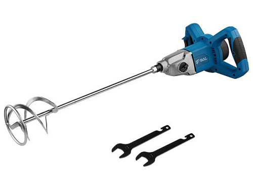  Миксер строительный BULL BM 1416 1600 Вт, 2 скор., M14, рег. об. + насадка 
