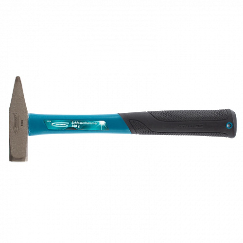  Молоток слесарный, 500 г, квадратный боек, фибергласовая обрезиненная рукоятка// GROSS 